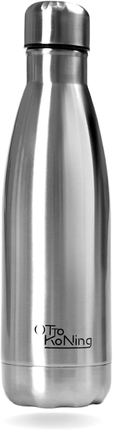 Botella de agua térmica (acero inox. 500 ml) (Amazon)