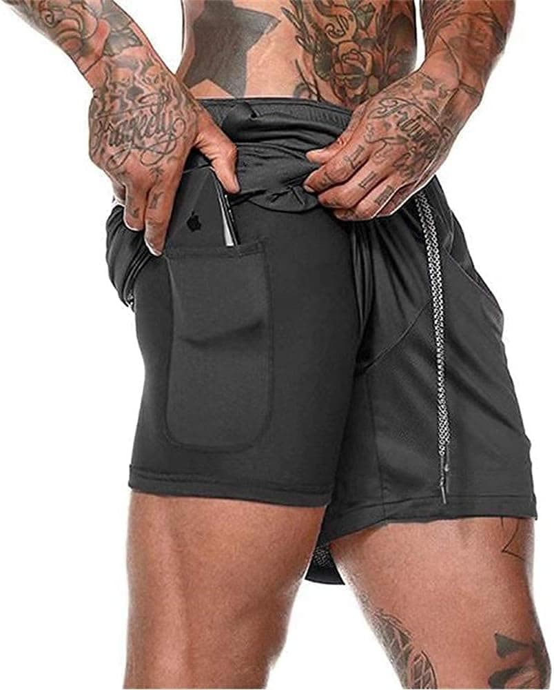 Pantalón corto running/gym (Amazon)