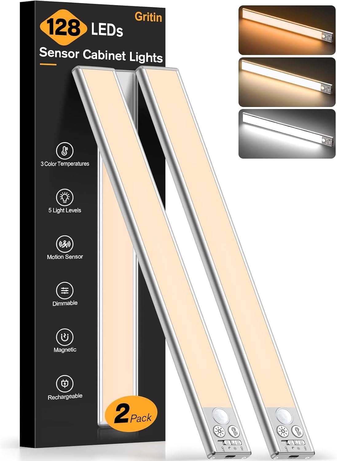 Luz LED para armario con sensor (Amazon)