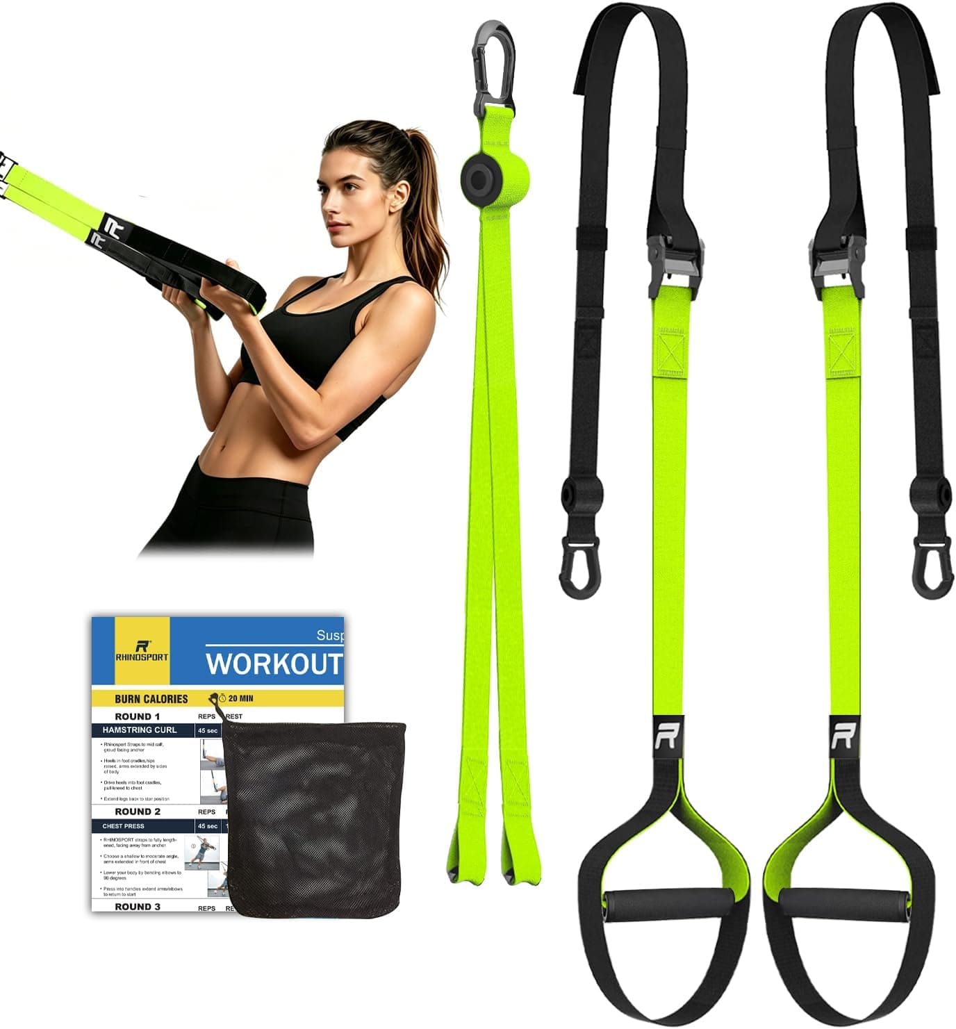 Cintas de suspensión tipo TRX (Amazon)