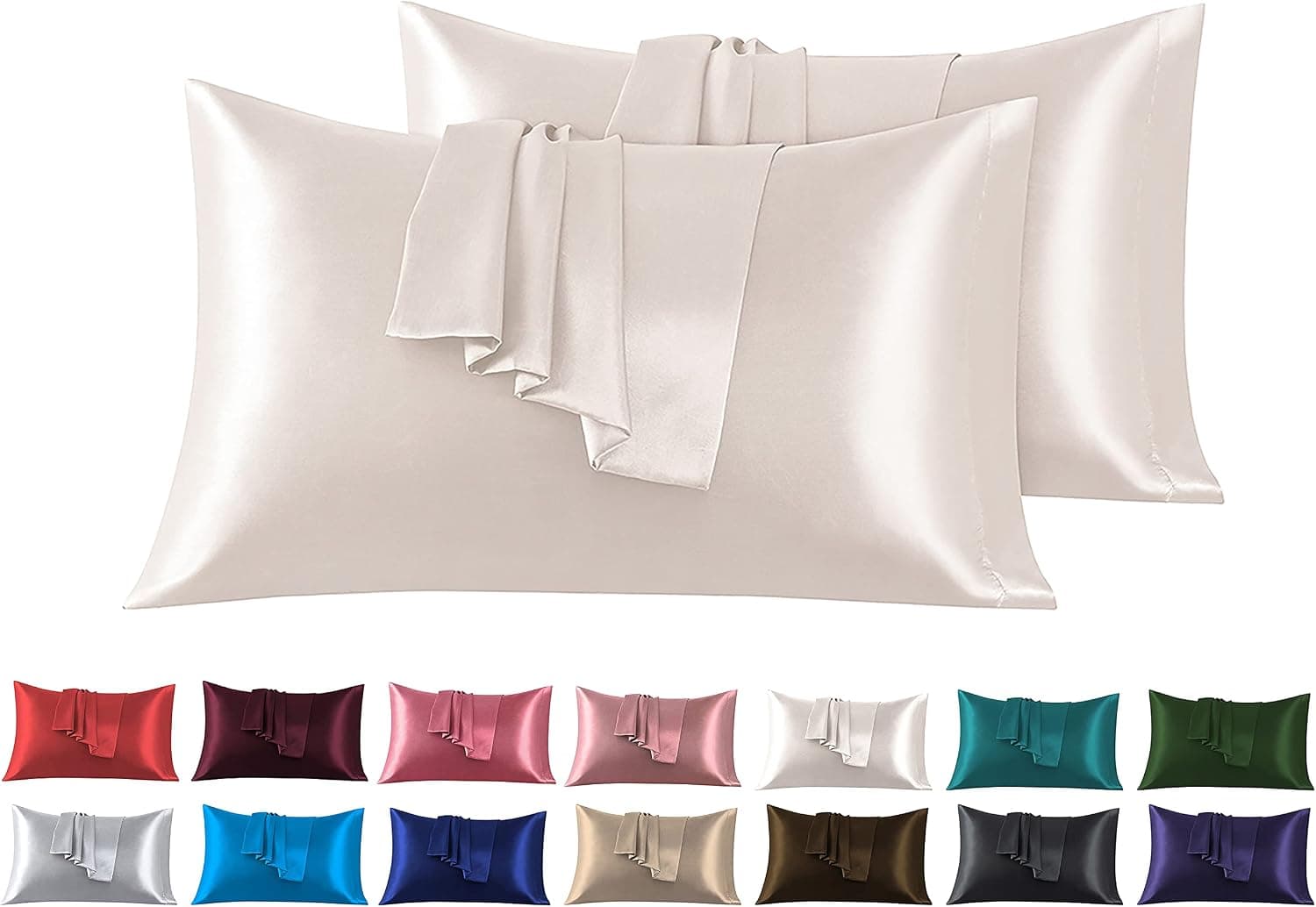 Fundas de almohada (suaves / satén) (Amazon)