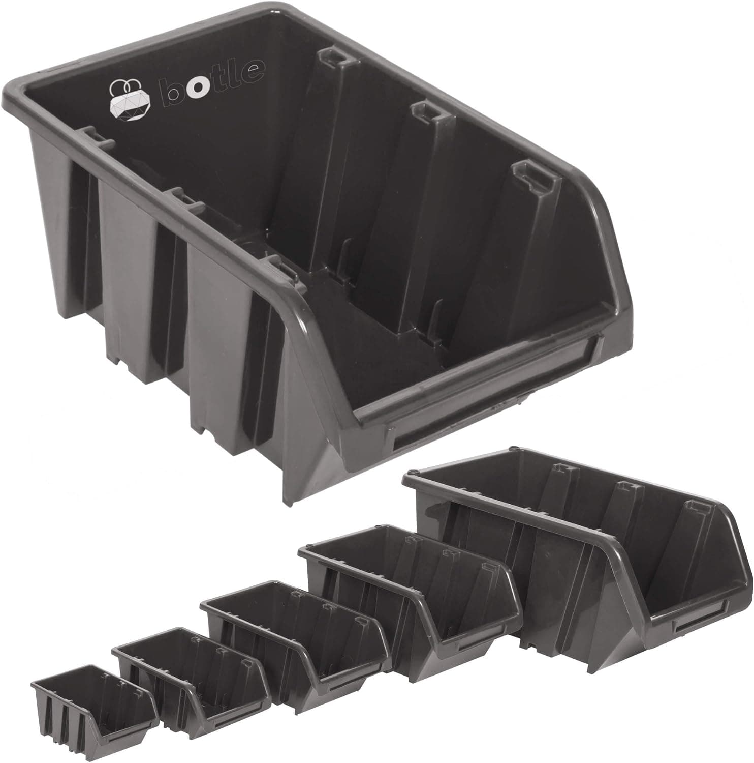 Cajas de almacenaje apilables (Amazon)