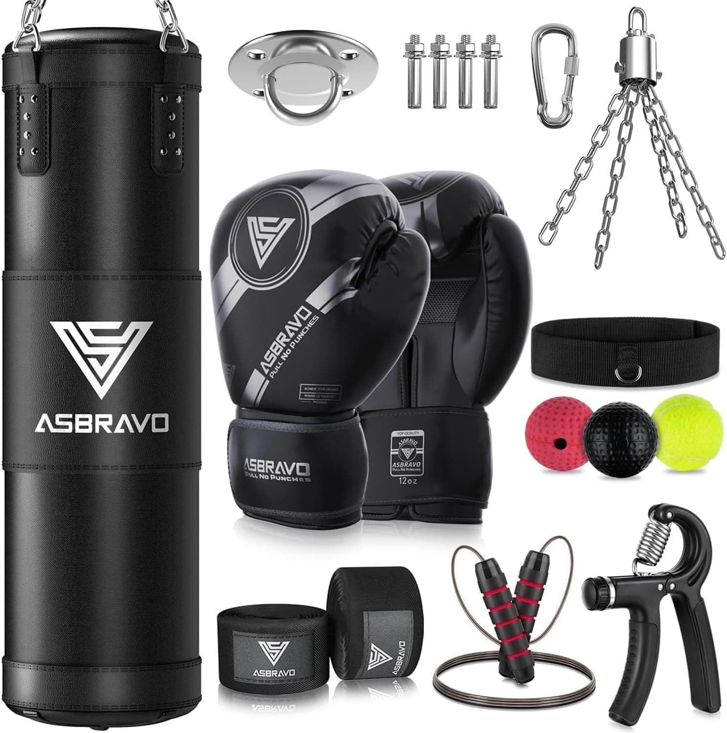 Set básico de boxeo para casa (Amazon)