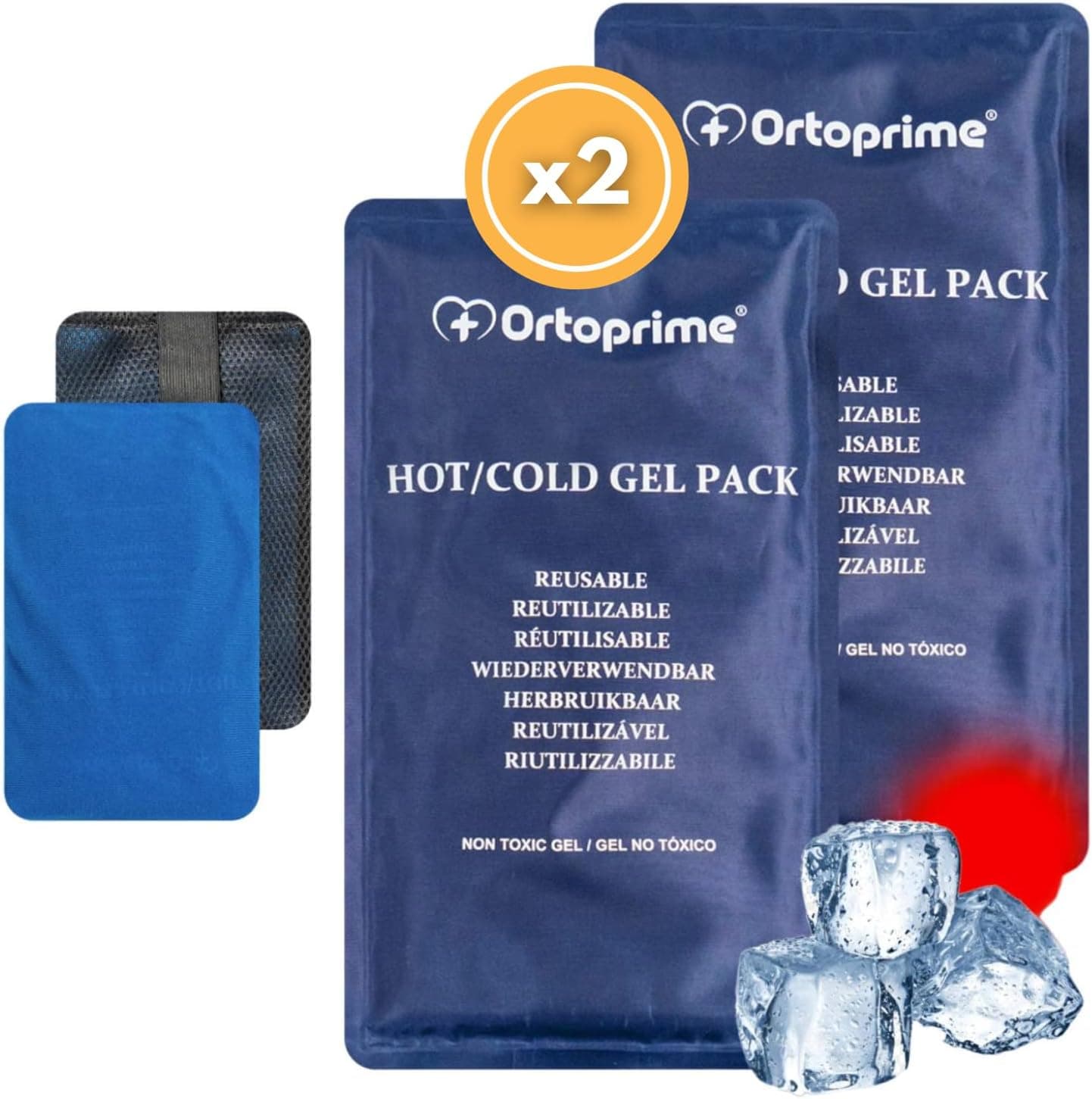 Bolsas de gel frío/calor (pack 2) (Amazon)